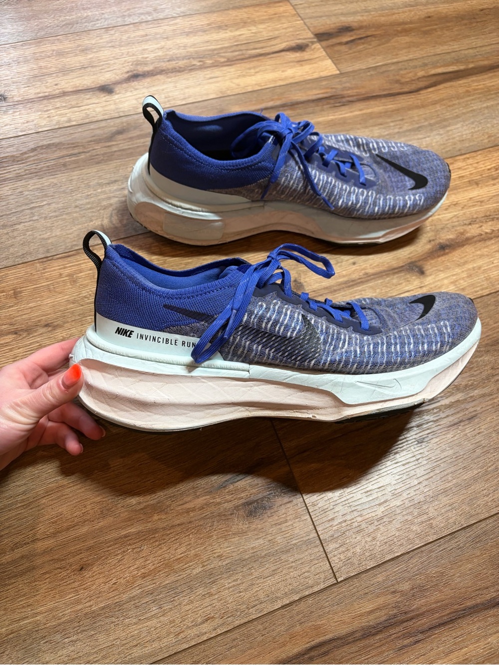 Nike ZoomX Invincible Run Flyknit 3 Astronomy Blue Men Running Shoes DR2615-404 - Picture 5 of 16
